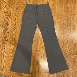 Alice & Olivia Grey Flare Trouser, Size 0